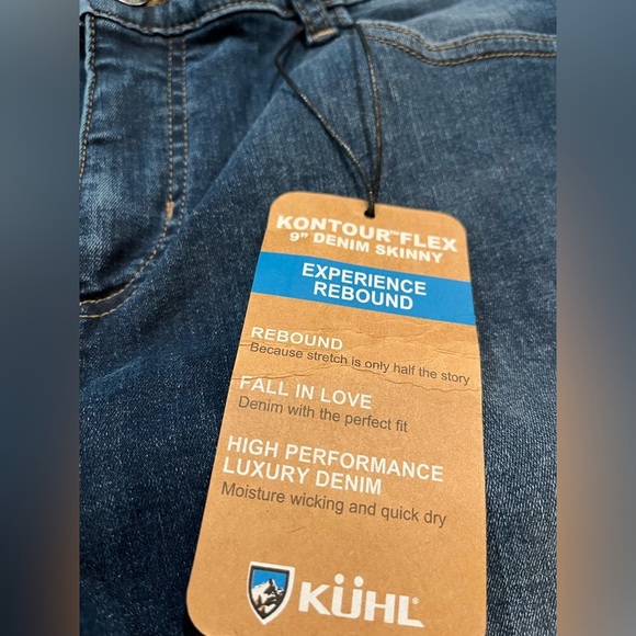 NEW Kuhl 9” Kontour Flex Denim Skinny Jeans- 14 - Picture 10 of 12